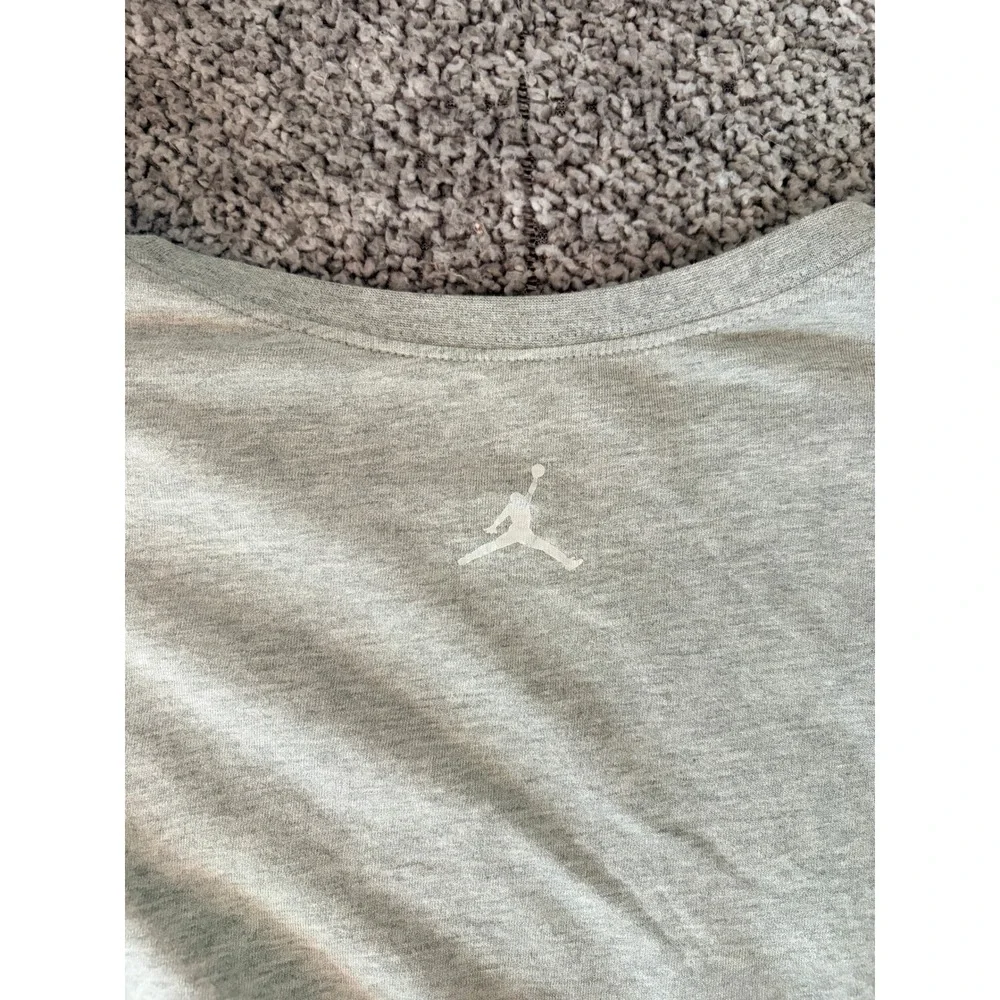 Jordan Long Sleeve Shirt 3XL Grey Iridescent 23 Graphic Sportswear Basketball